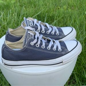 Converse Shoes Womens Size 7 Mens 5 All Star Low Top Blue Canvas Unisex Chucks